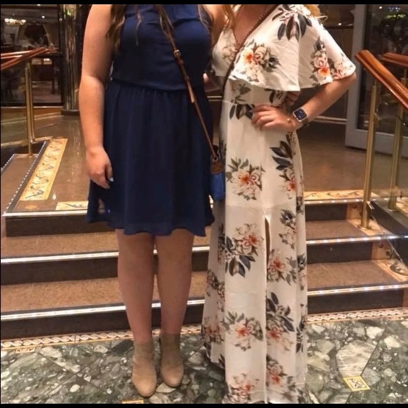 Pink Lily open back floral maxi - Picture 8 of 9